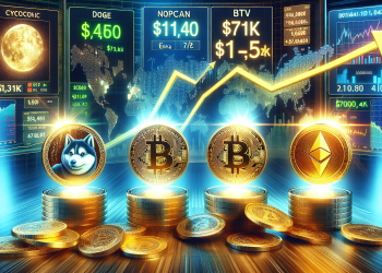 "Altcoins Sparkle as Bitcoin Soars to a Groundbreaking High Above $71K"