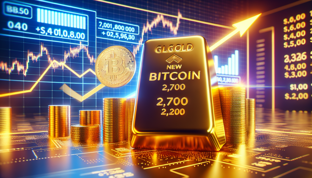 Bitcoin Boom: Gold Climbs to Record $2,700 High