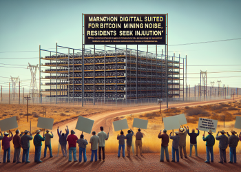 Texas Residents Pursue Legal Action Against Marathon Digital Over Bitcoin Mining Disturbance