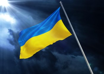 ukraine flag bitcoin