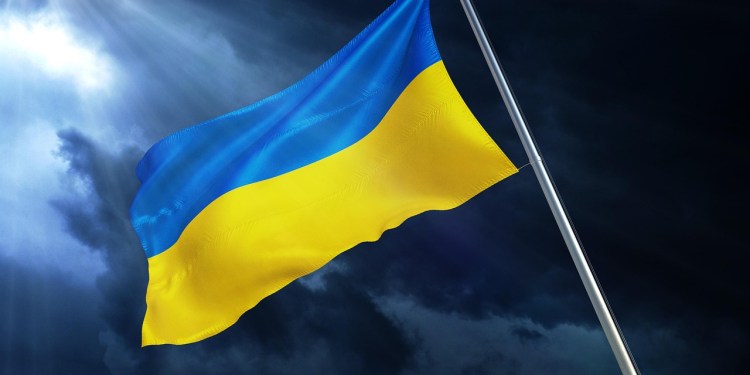 ukraine flag bitcoin