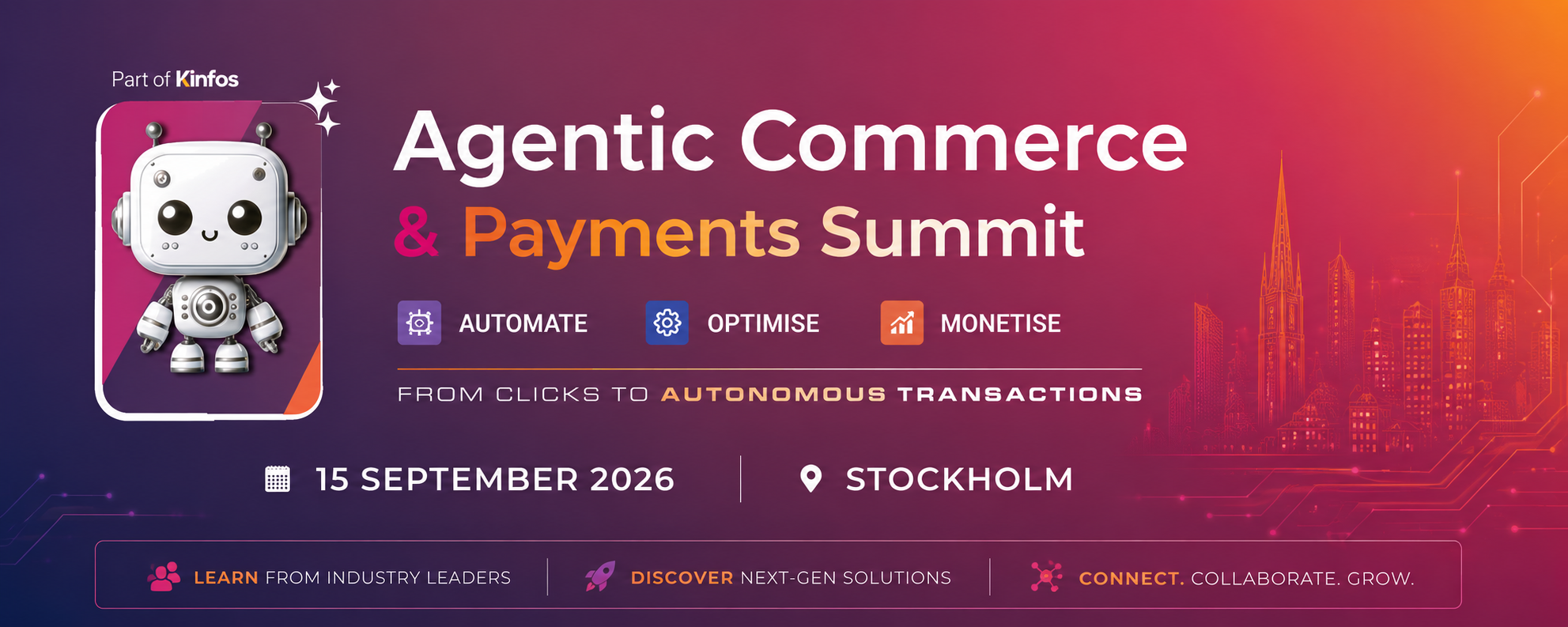 Kinfos Events Announces the Agentic Commerce & Payments Summit 2026 in ...